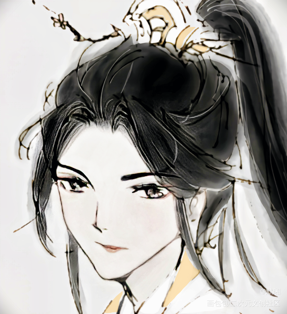 晚宁生日贺图图透_二哈和他的白猫师尊燃晚楚晚宁绘画作品
