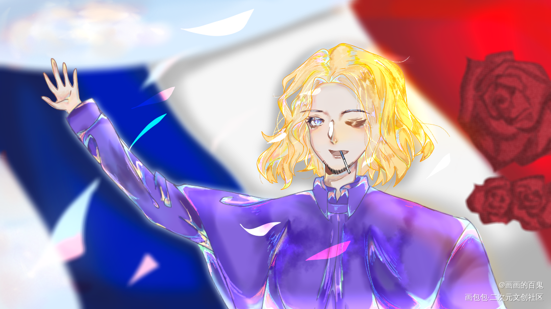 仏诞_黑塔利亚弗朗西斯·波诺弗瓦绘画作品