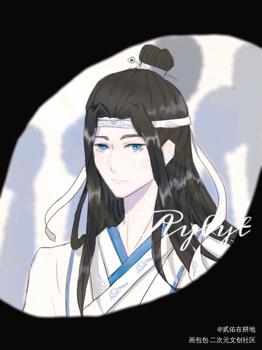 魏婴，回姑苏了，不可耽误路程。_魔道祖师忘羡蓝忘机平涂绘画作品
