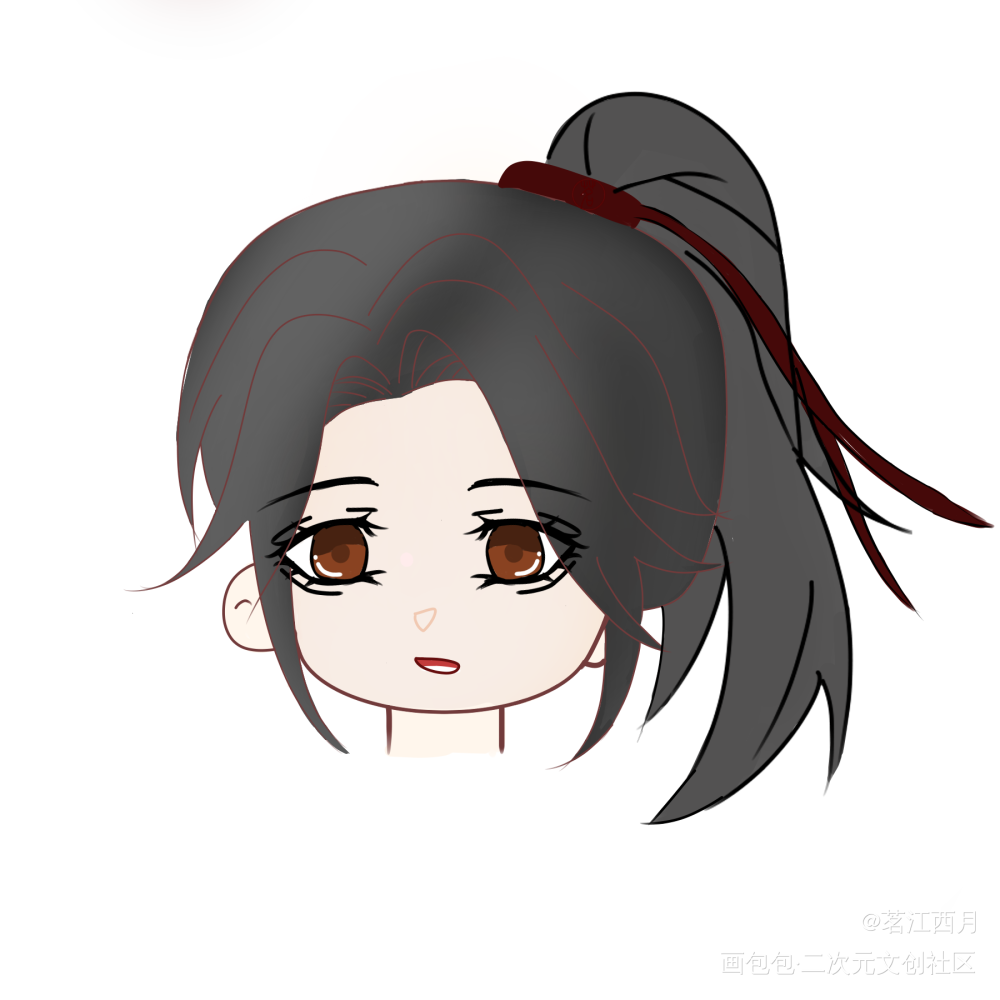 Q版马尾温_天涯客温客行绘画作品