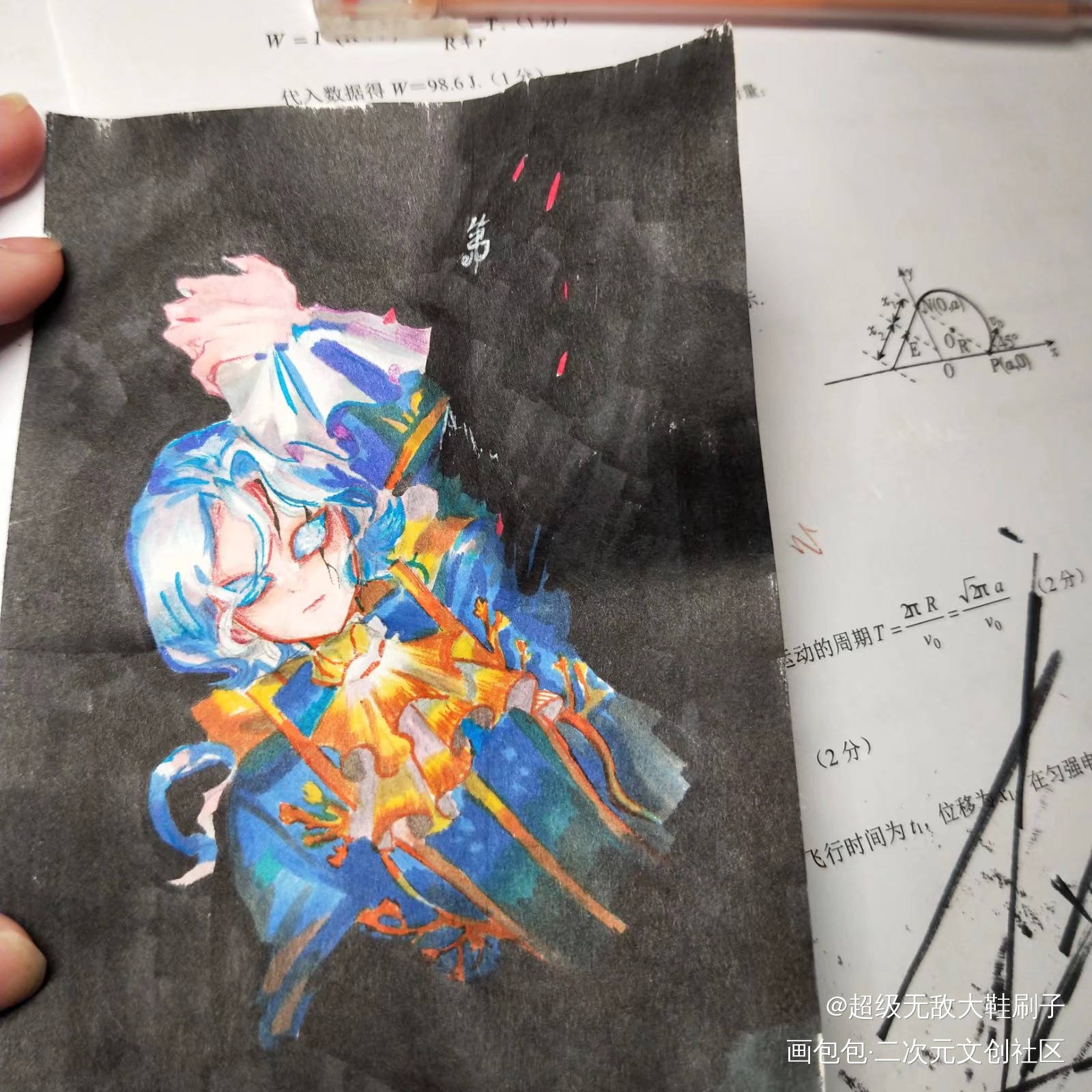 _第五人格约瑟夫临摹绘画作品