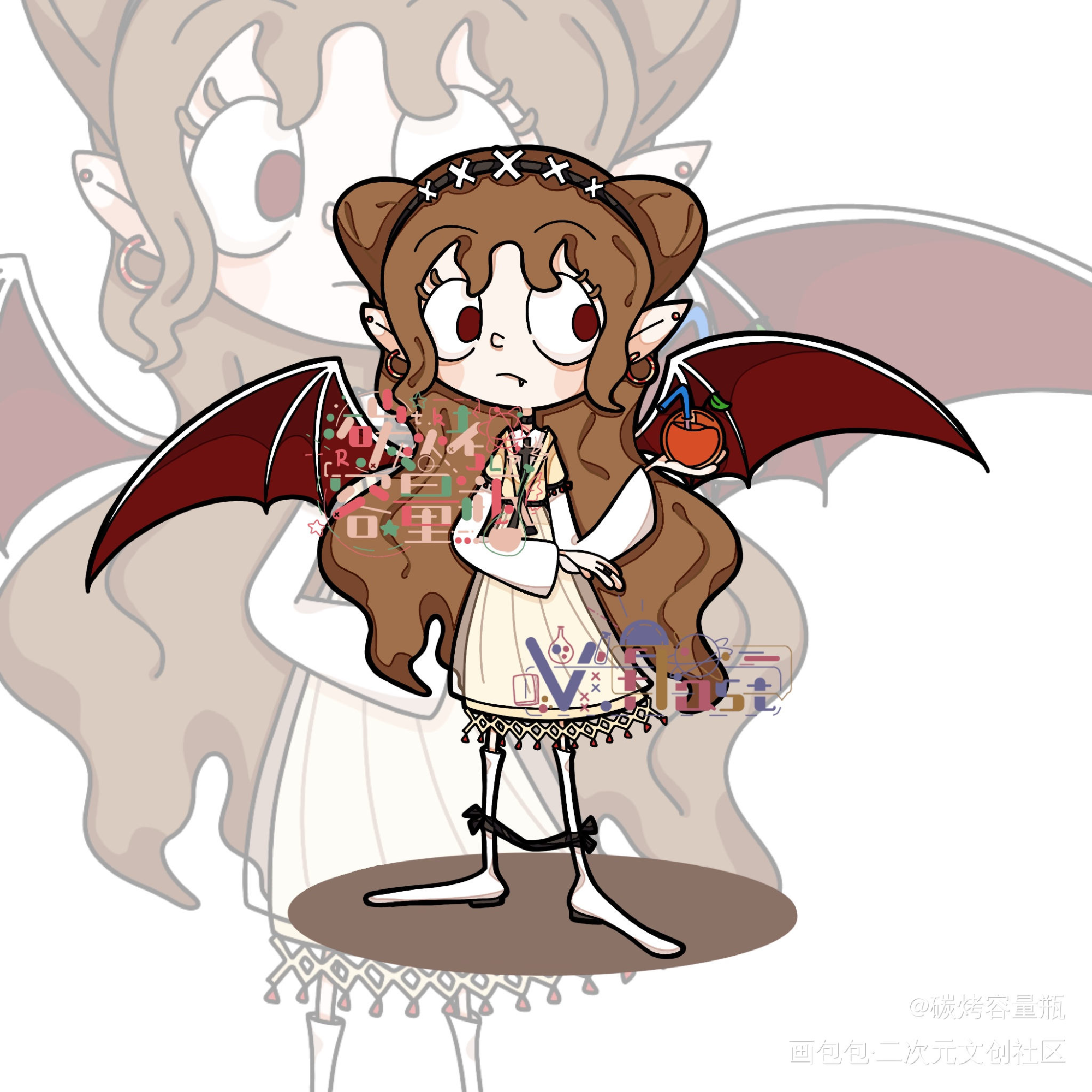 分享图片_明日方舟平涂Q版绘画作品