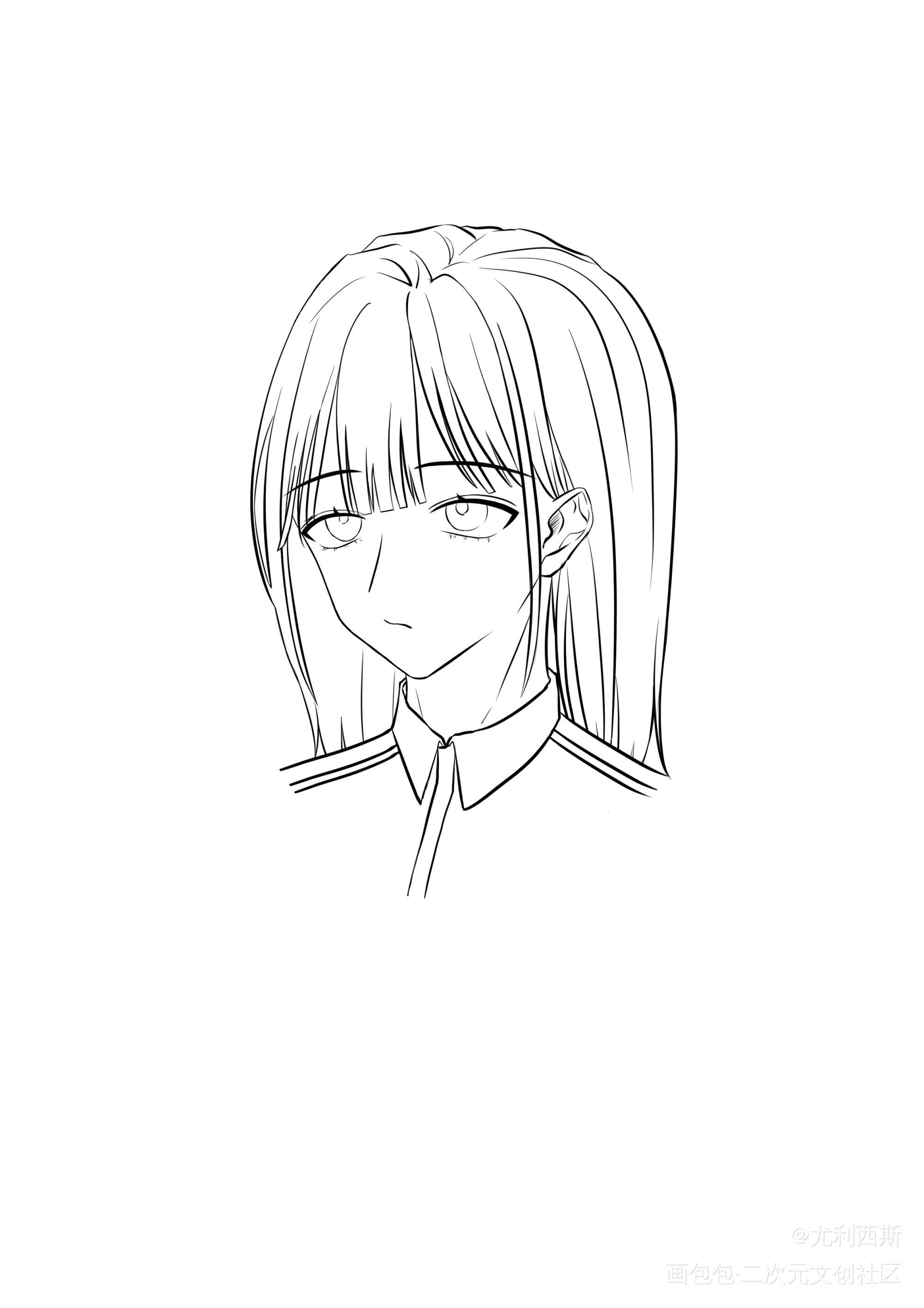 乔苓_时光代理人同人乔苓绘画作品