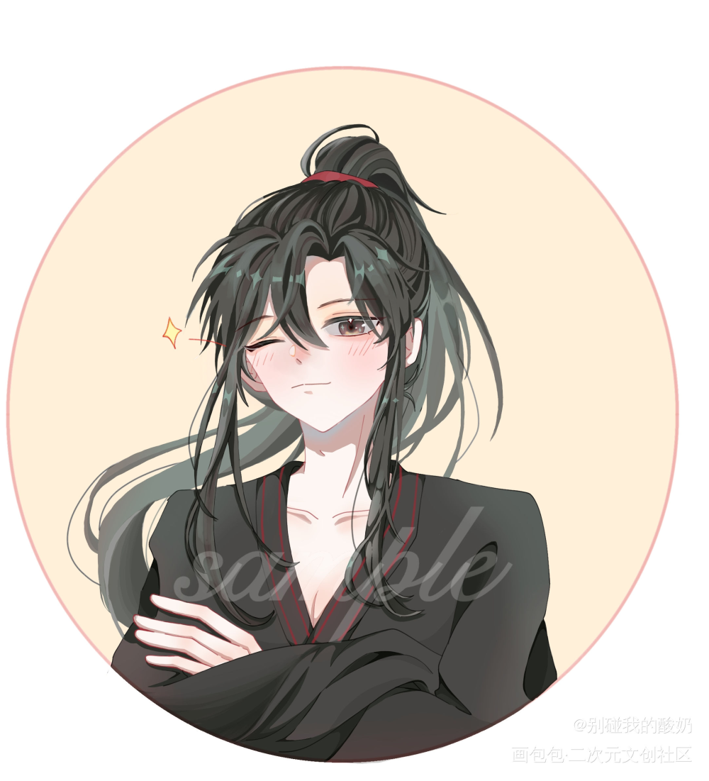 _魔道祖师忘羡墨香铜臭绘画作品