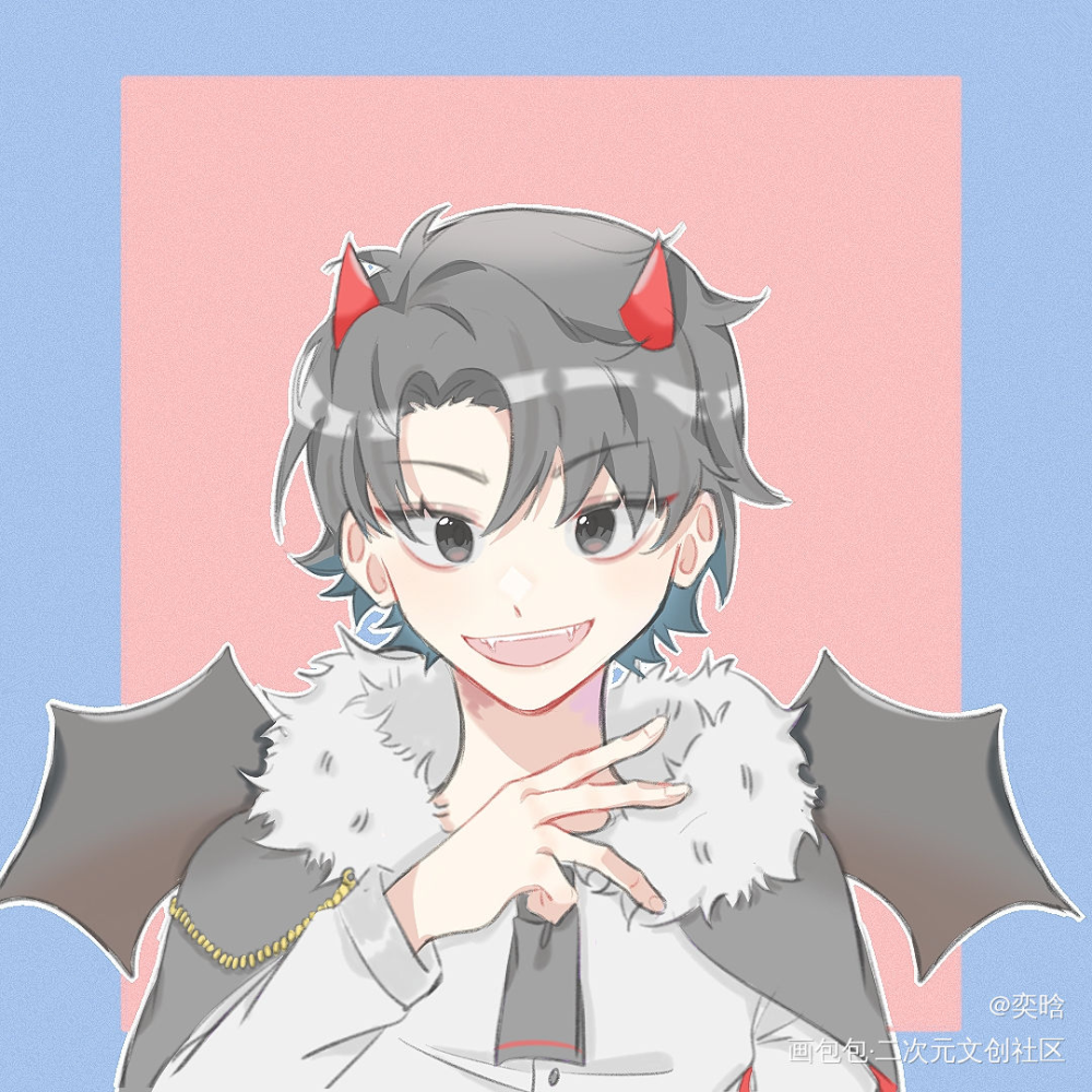 恶魔牙牙_破云严江严峫绘画作品