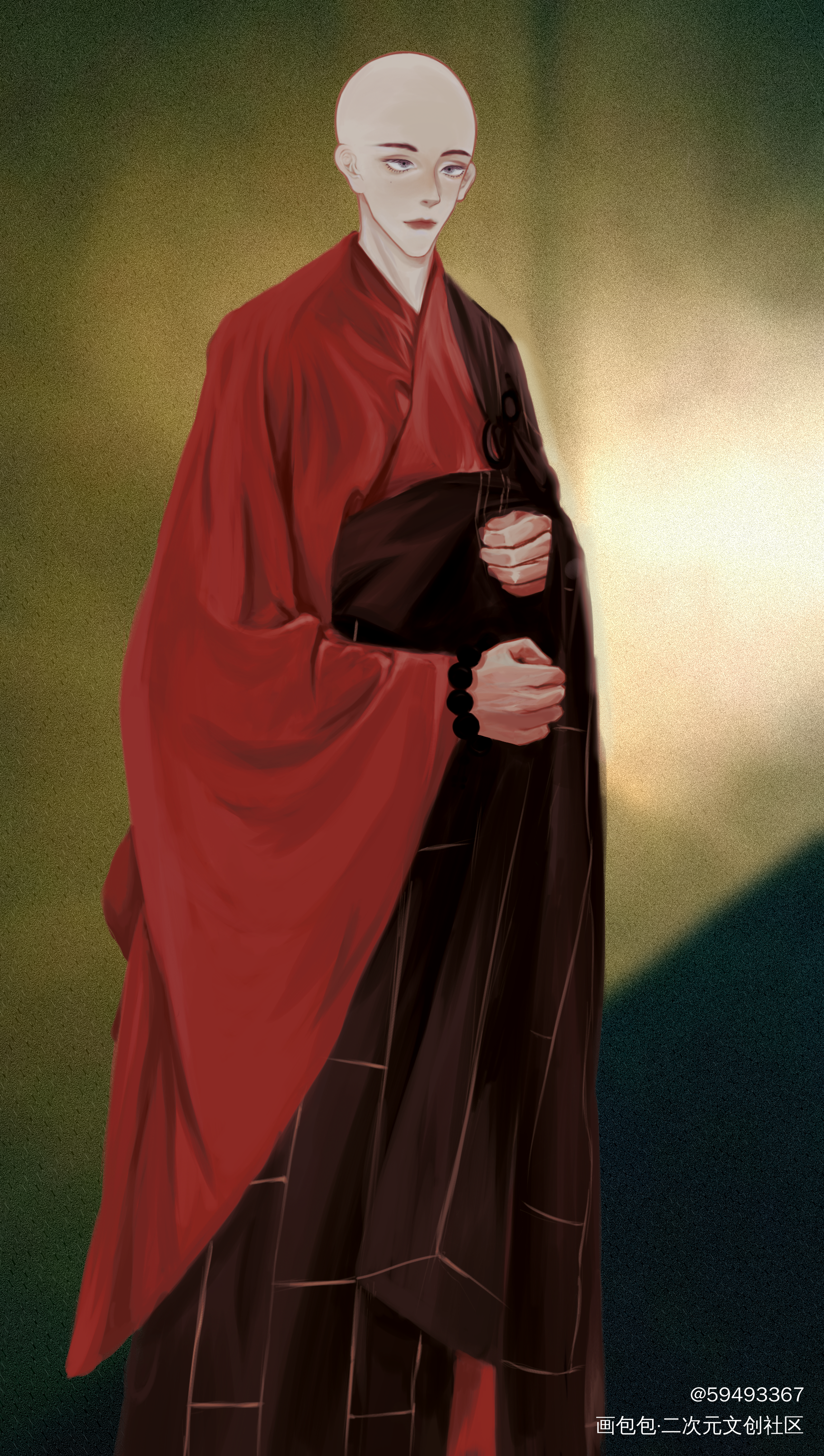 不负如来不负卿_立绘厚涂绘画作品