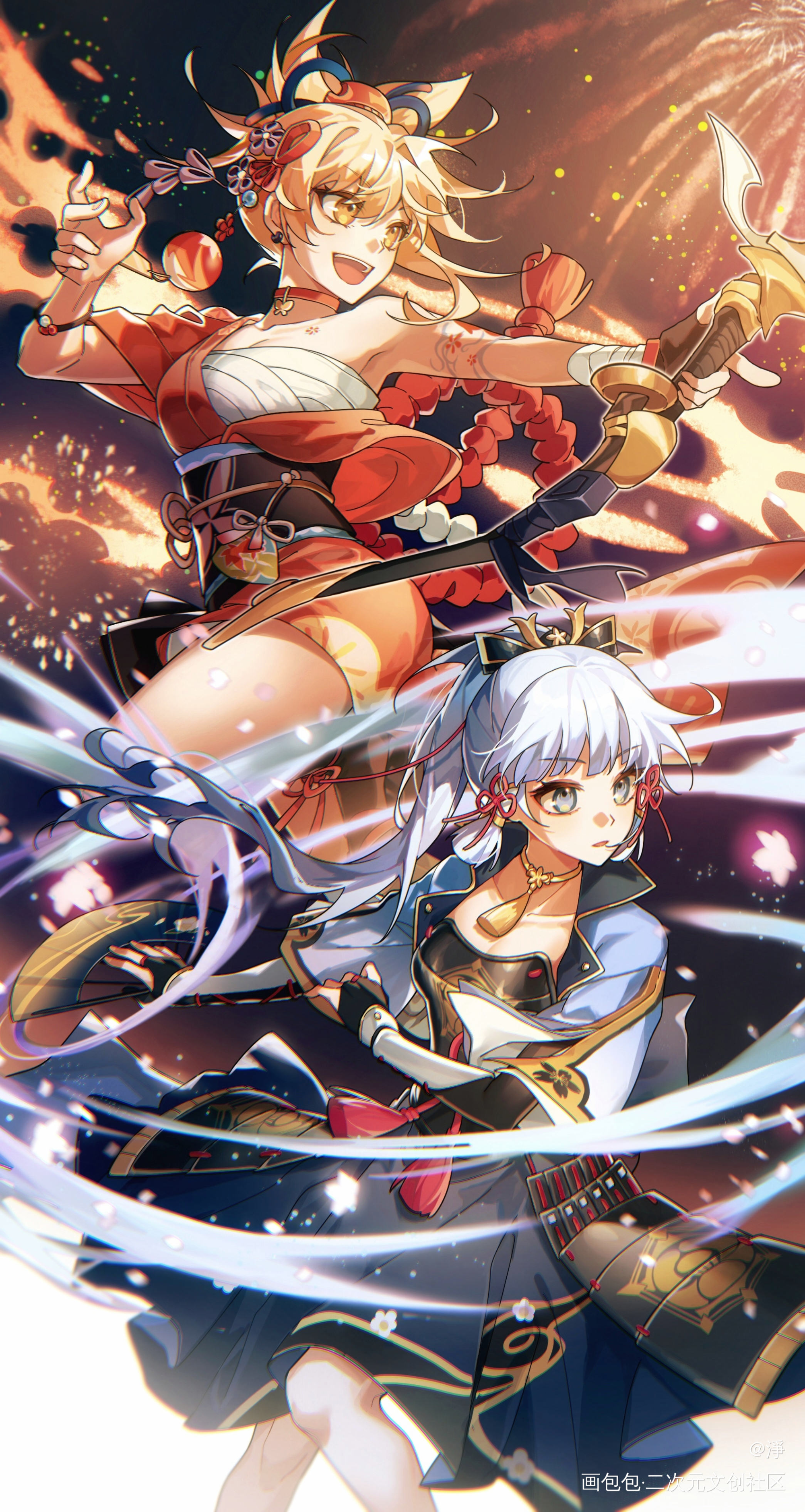 _原神日系绘画作品