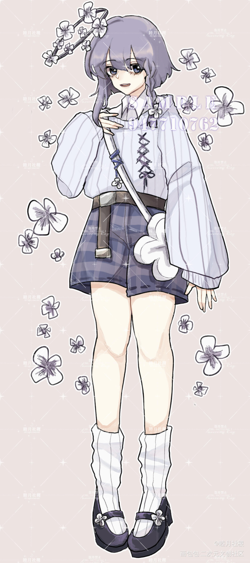 画包包还蛮有意思的_立绘平涂原创绘画作品