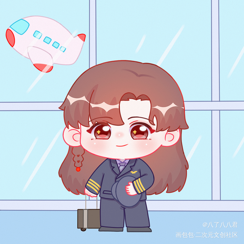 机长花_天官赐福花城Q版绘画绘画作品