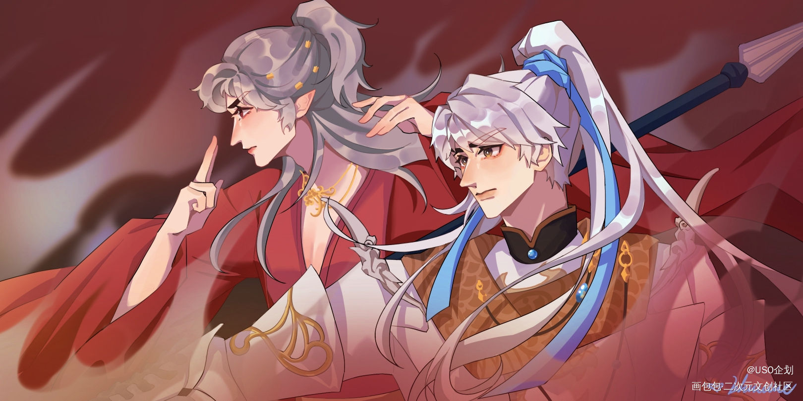 _天谕手游浪浪钉平涂插画俊哲绘画绘画作品