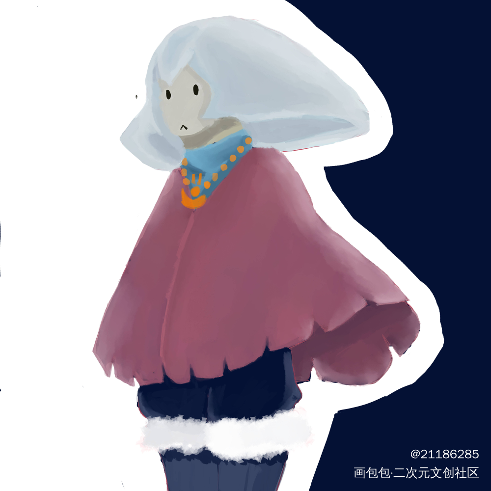 菇菇_光遇光遇平菇绘画作品