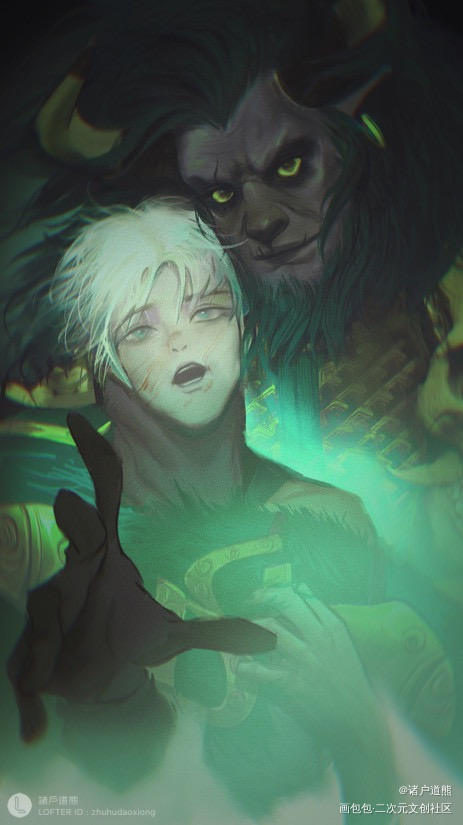 活下去_厚涂插画同人青蛇劫起绘画作品