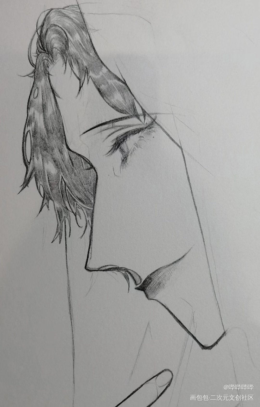摸摸_手绘绘画作品