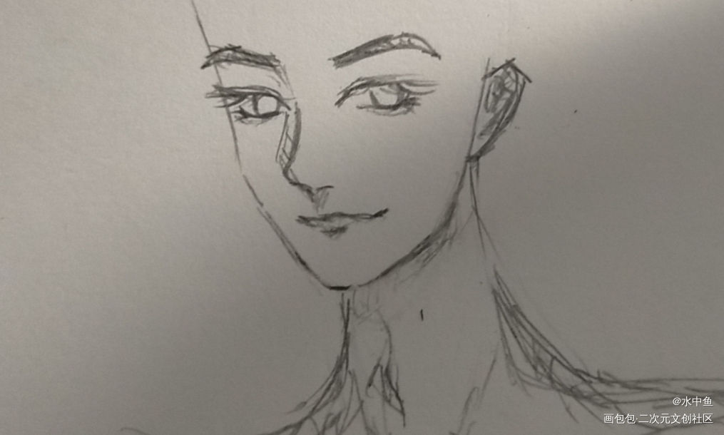 无头发的简哥_188男团简隋英手绘绘画作品