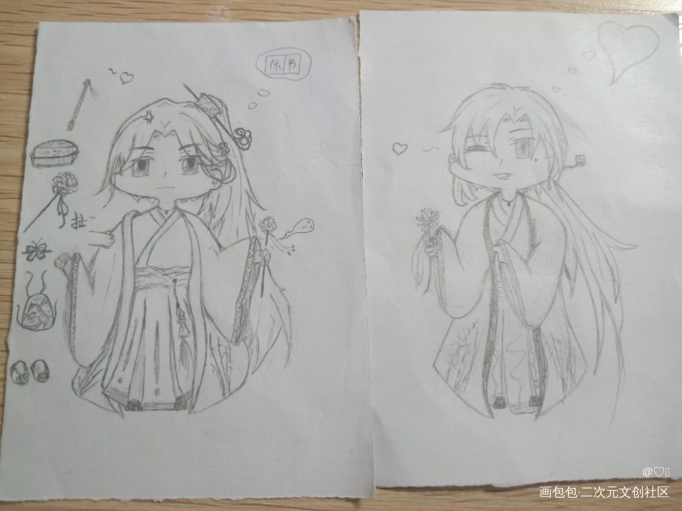 自家oc呜呜可爱_oc绘画作品