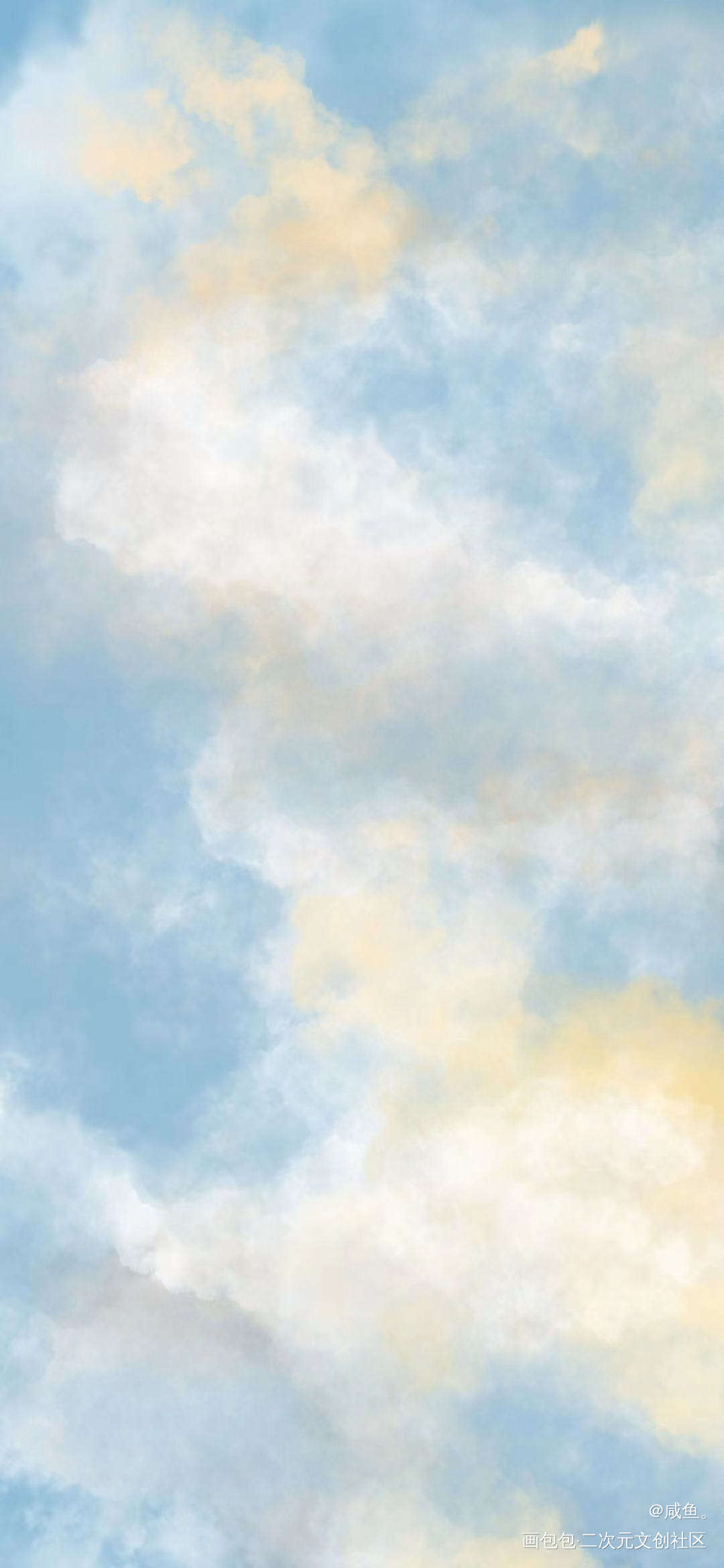摸鱼_指绘摸鱼原创绘画作品