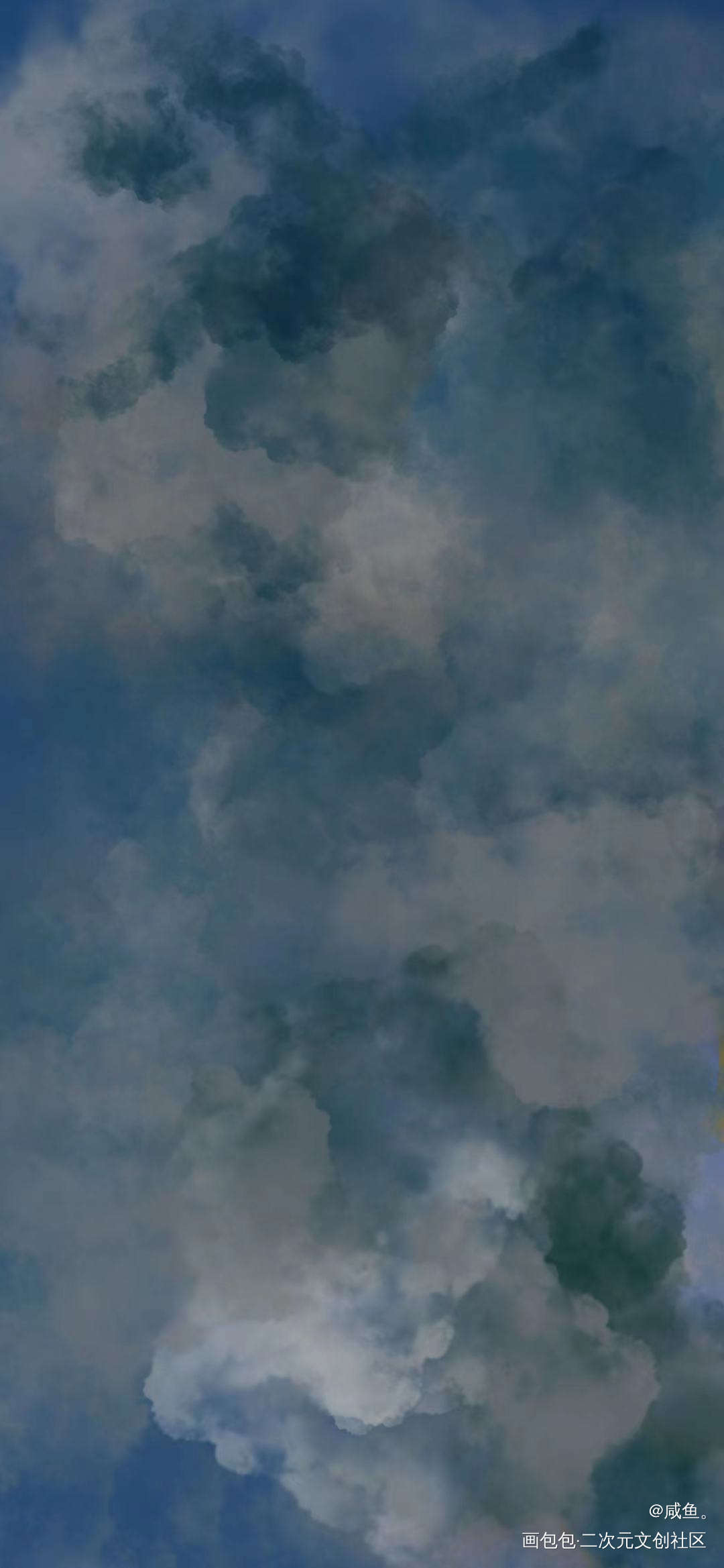 摸鱼_指绘摸鱼原创绘画作品