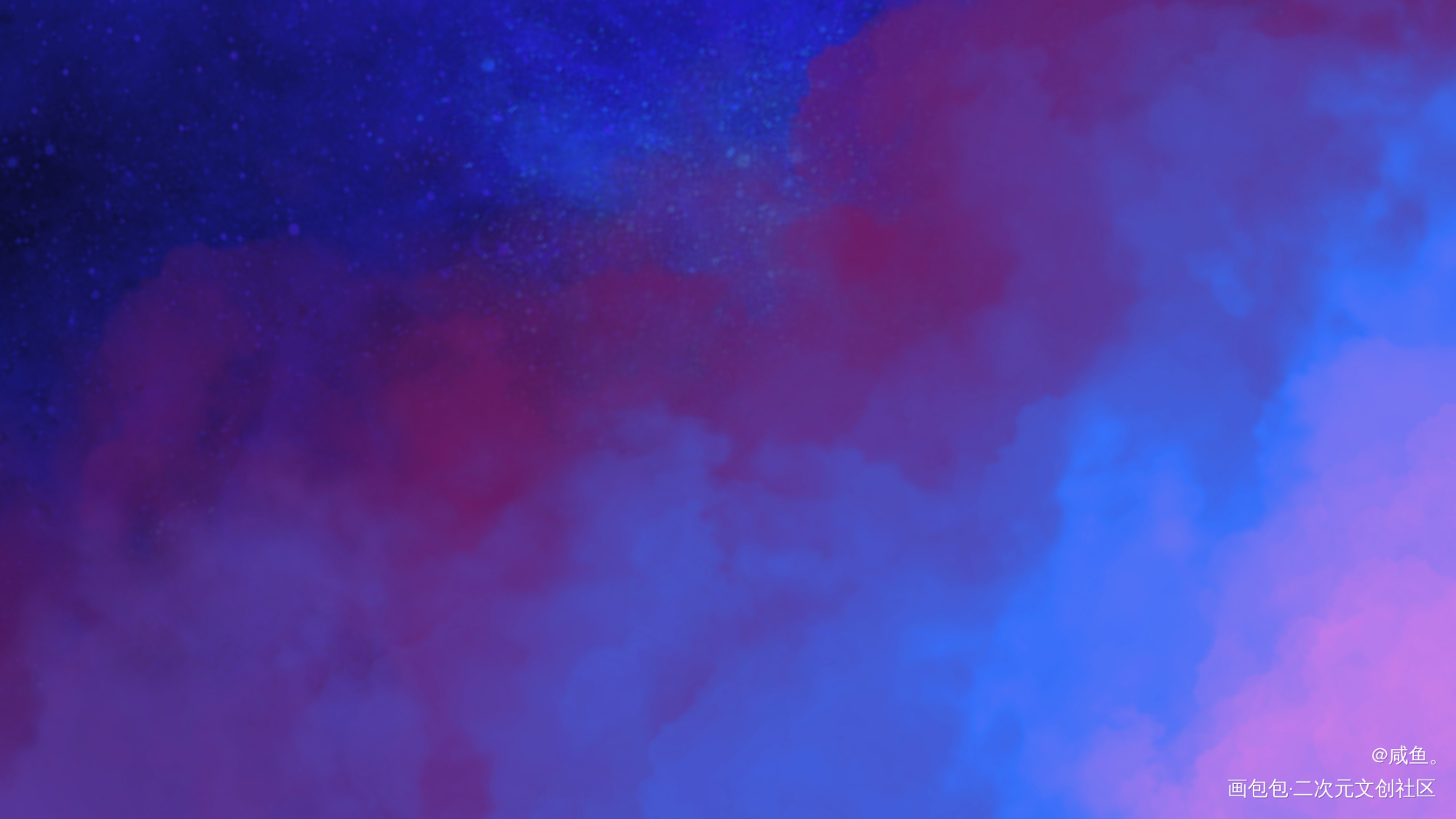 摸鱼_指绘摸鱼原创绘画作品