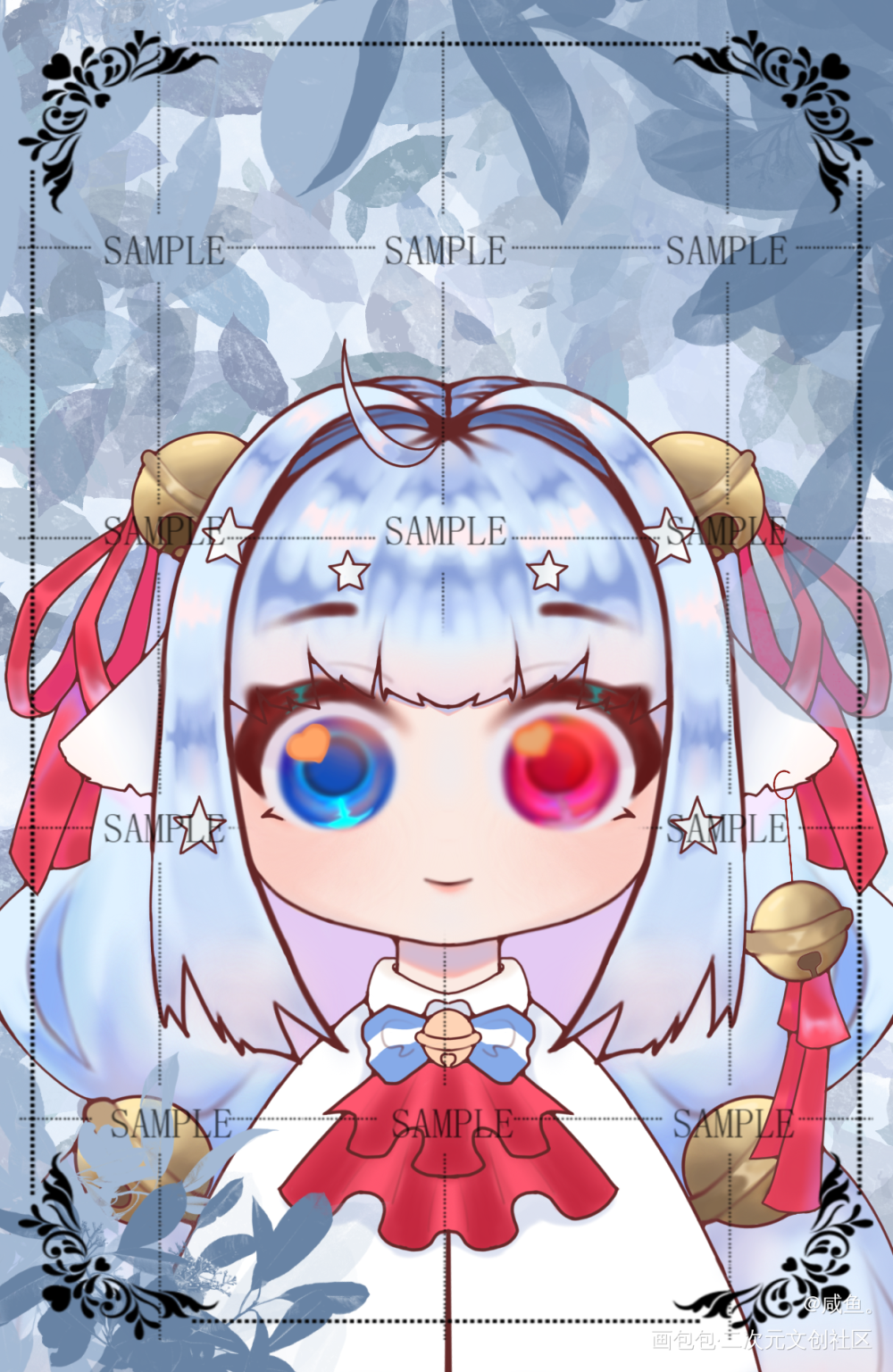 稿件展示_Q版约稿绘画作品