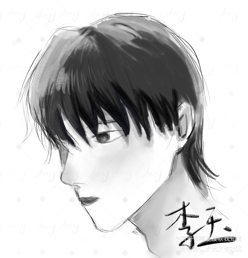 _你却爱着一个傻逼李简绘画绘画作品