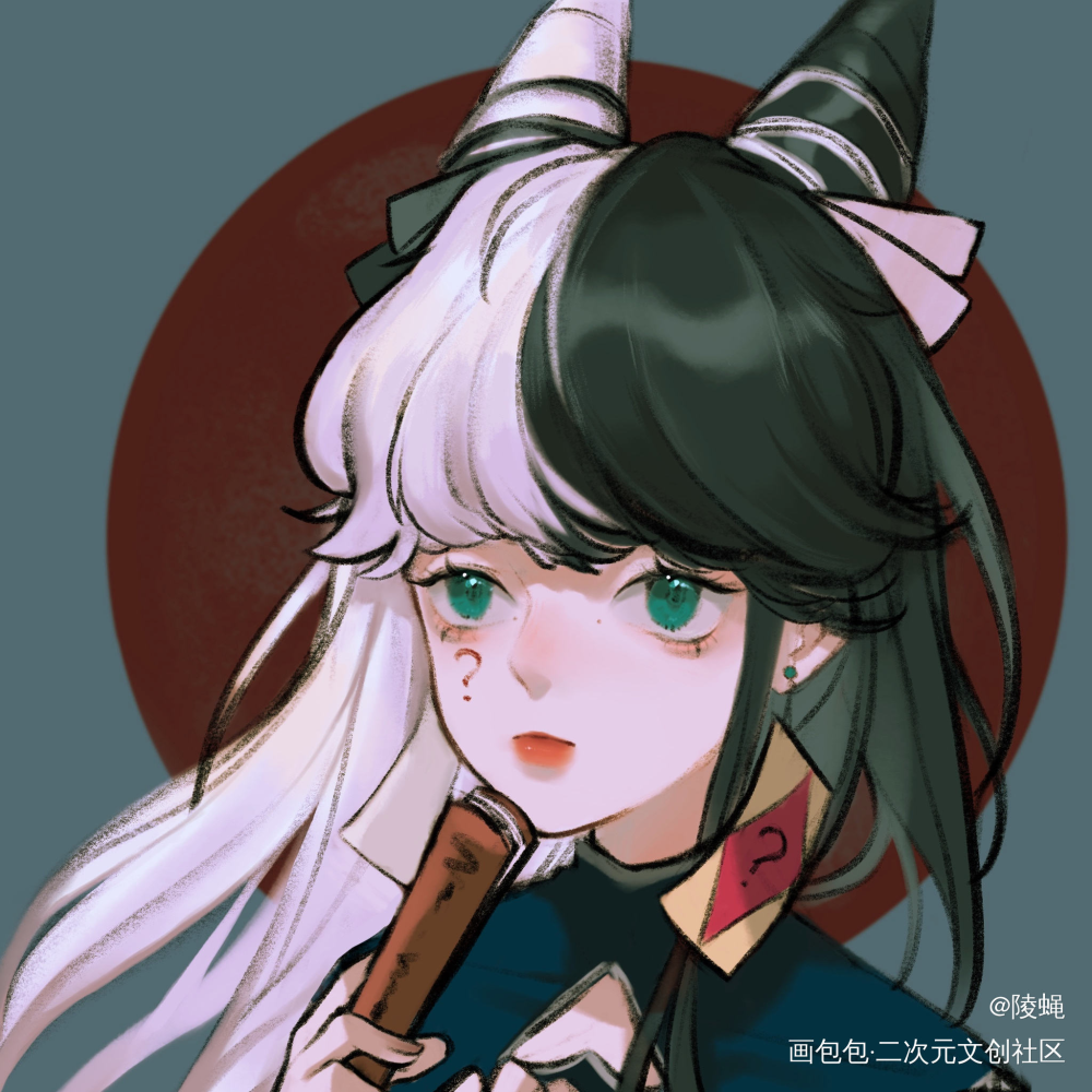 _平涂头像约稿oc绘画作品