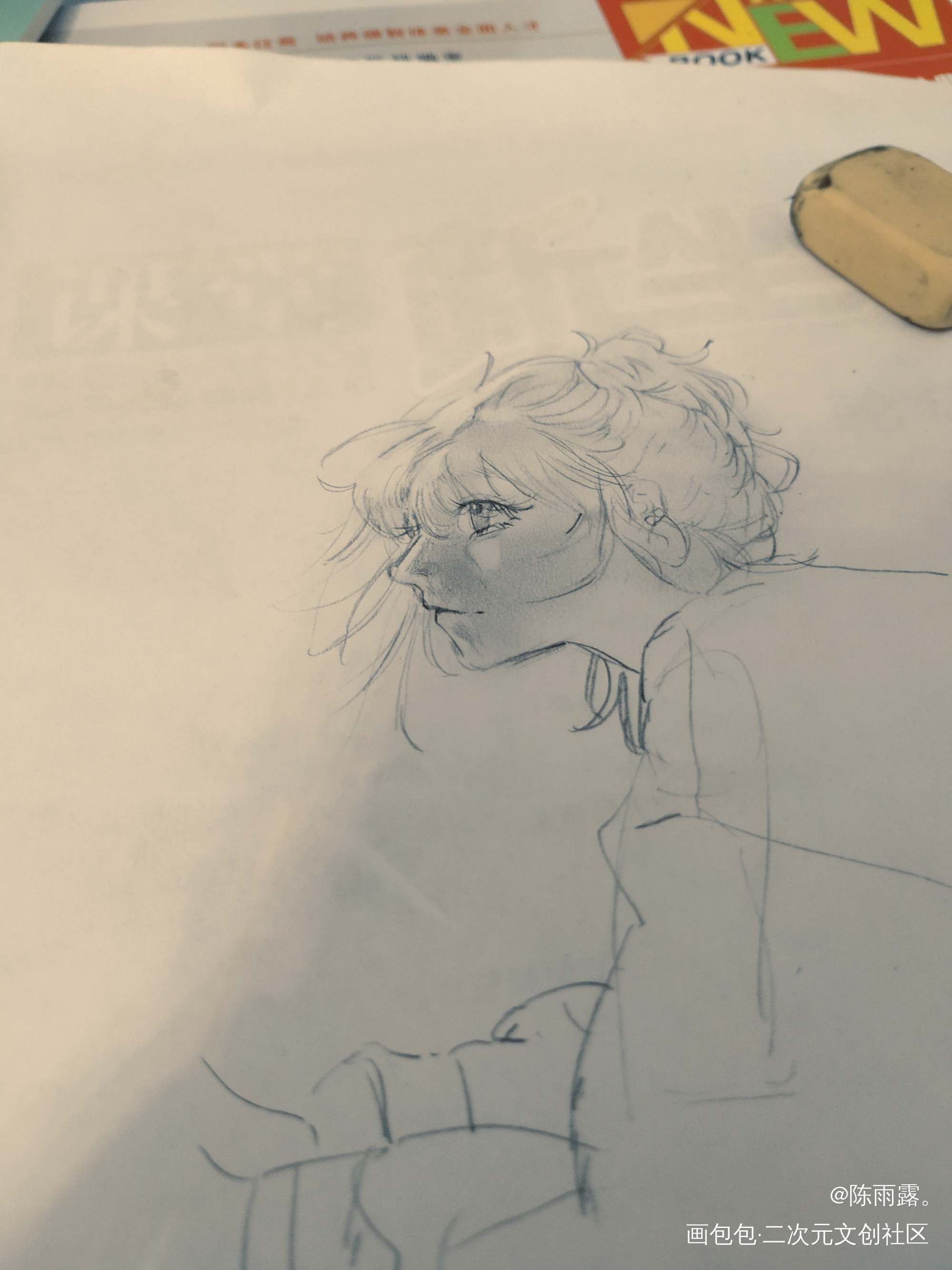 _手绘我要上首推绘画作品