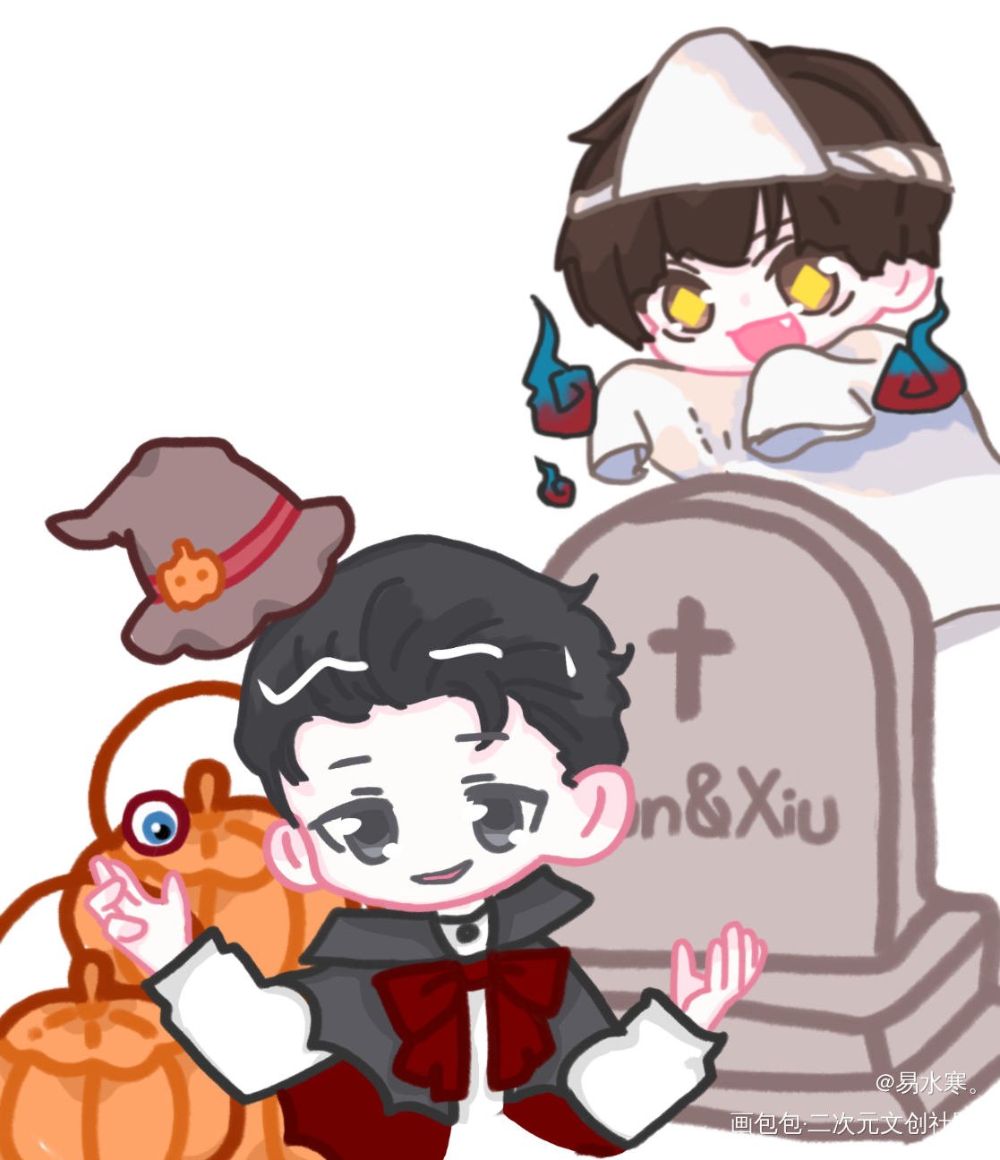 群秀～_娘娘腔水千丞绘画作品