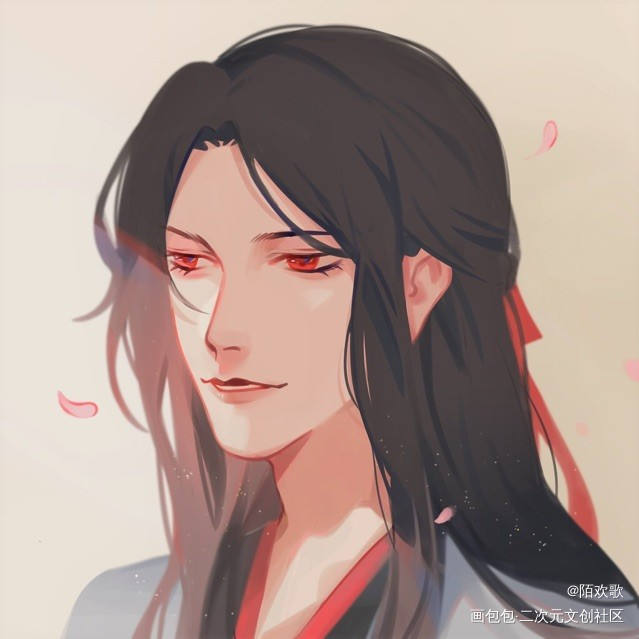 咩咩给我画的古早作品！_魔道祖师魏无羡绘画作品