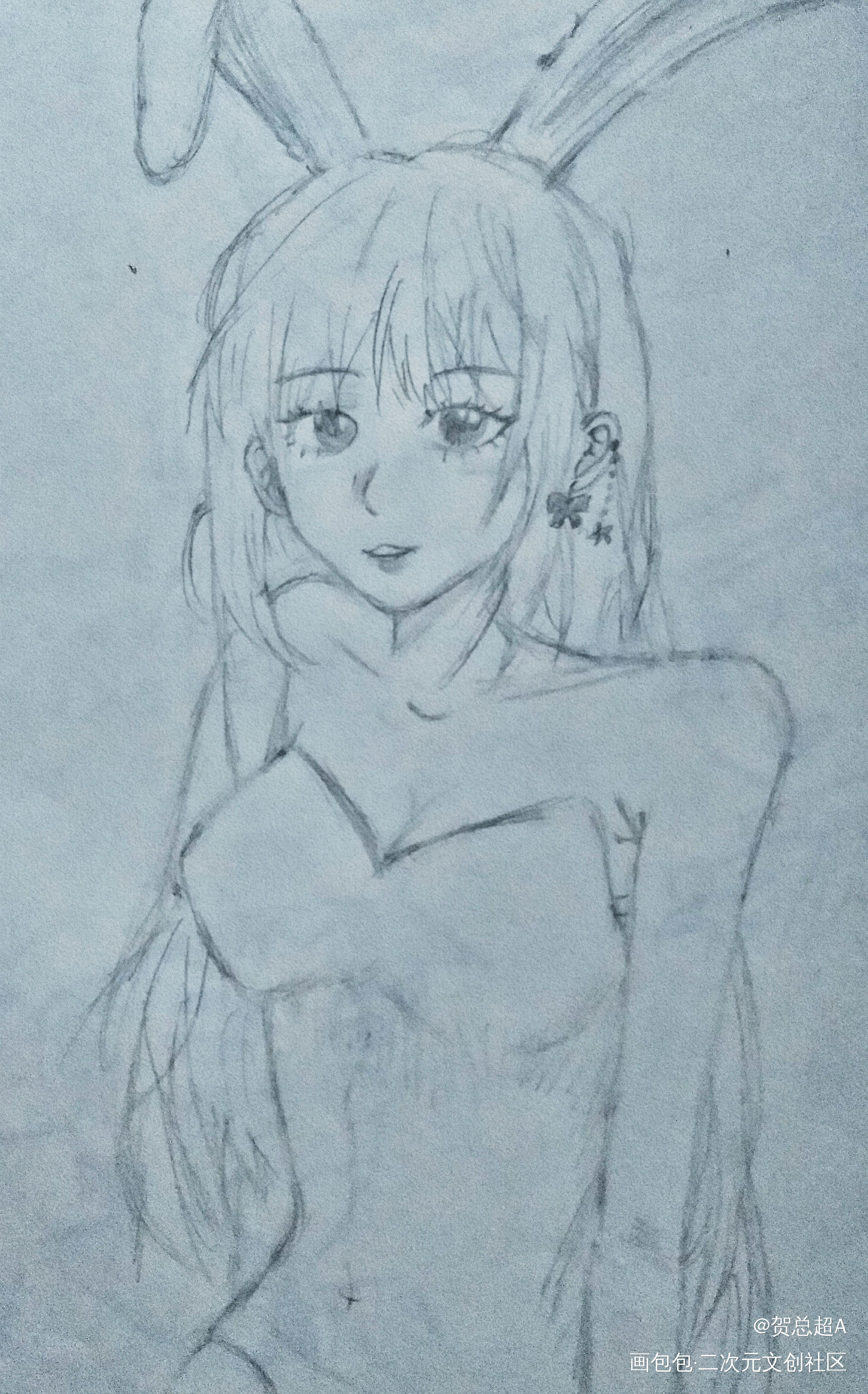 兔兔～ॱଳ͘_手绘绘画作品