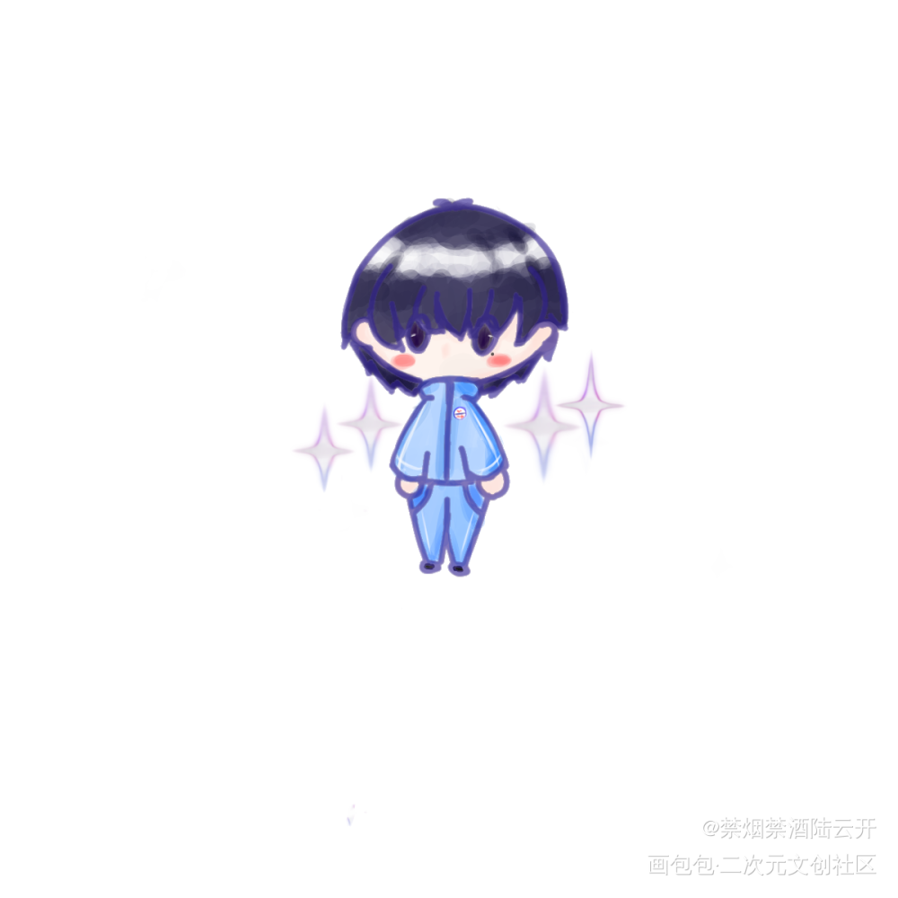 被漏传的俞崽_伪装学渣朝俞Q版绘画作品