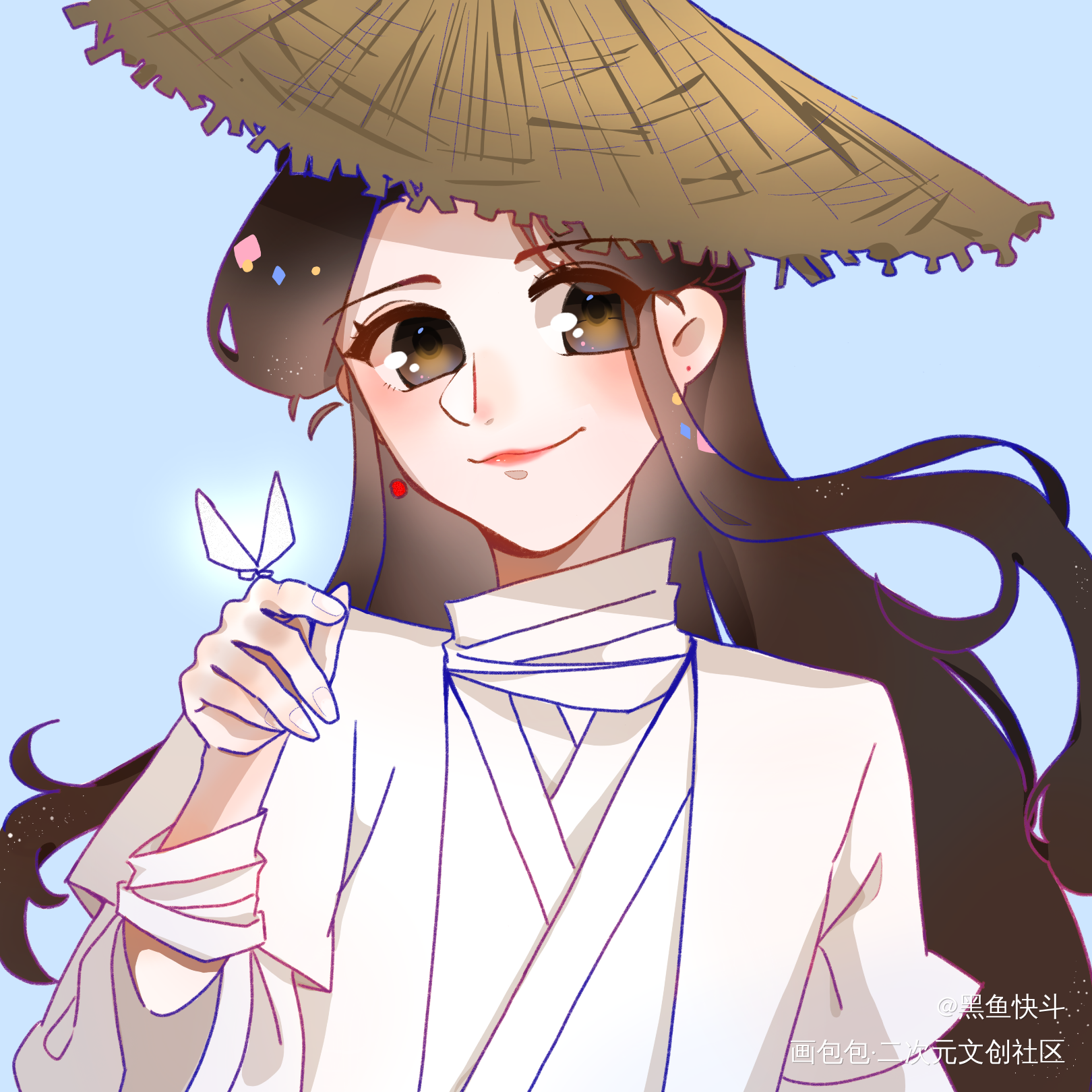 是怜怜！_天官赐福谢怜平涂绘画作品