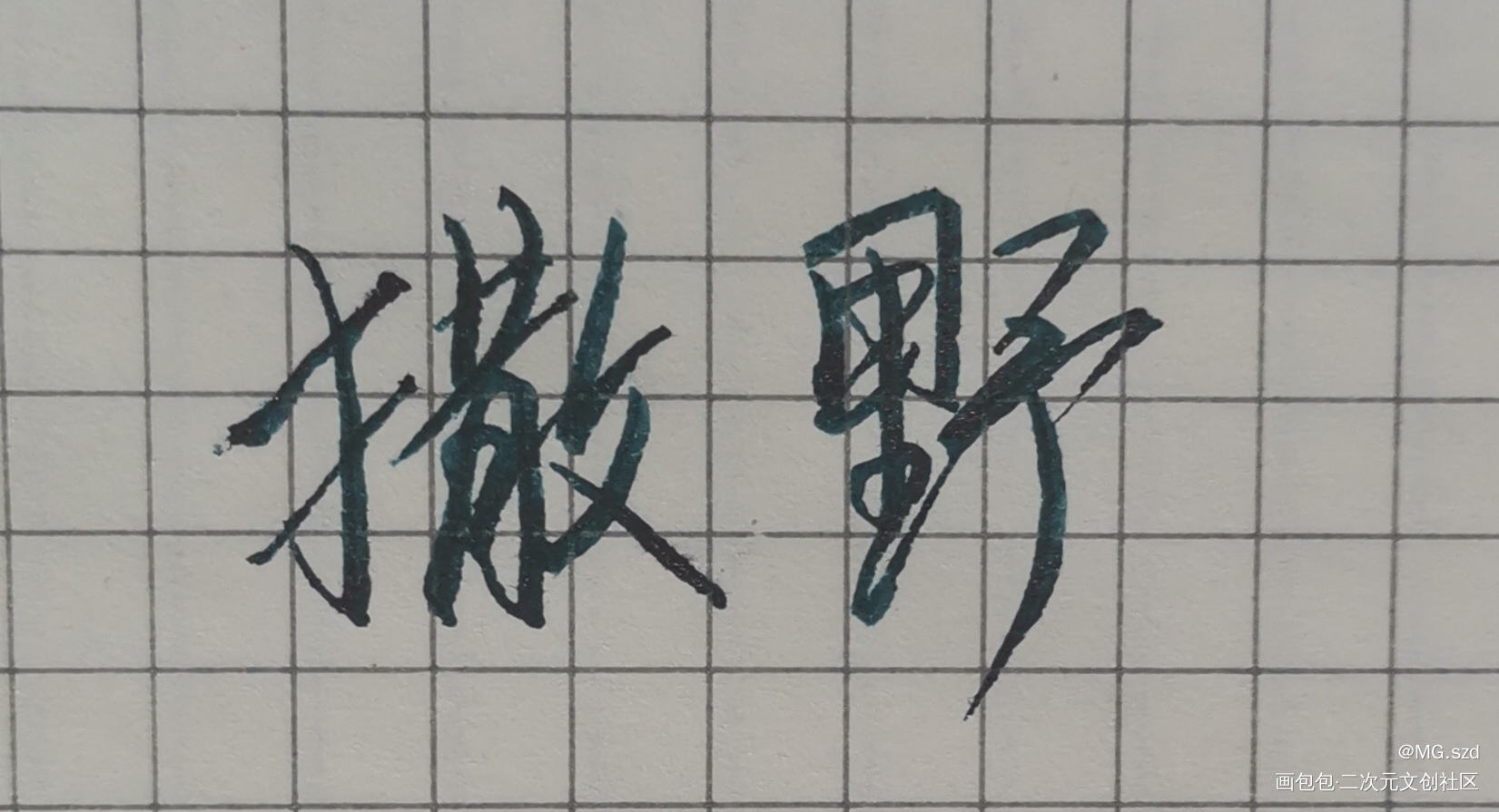 _撒野蒋丞顾飞我要上首推字体设计见字如晤绘画作品