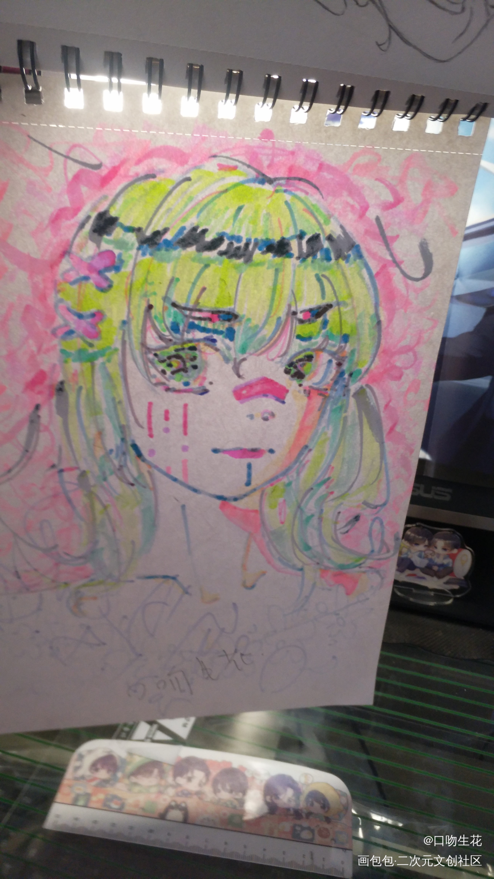 梦女_咒术回战手绘绘画作品
