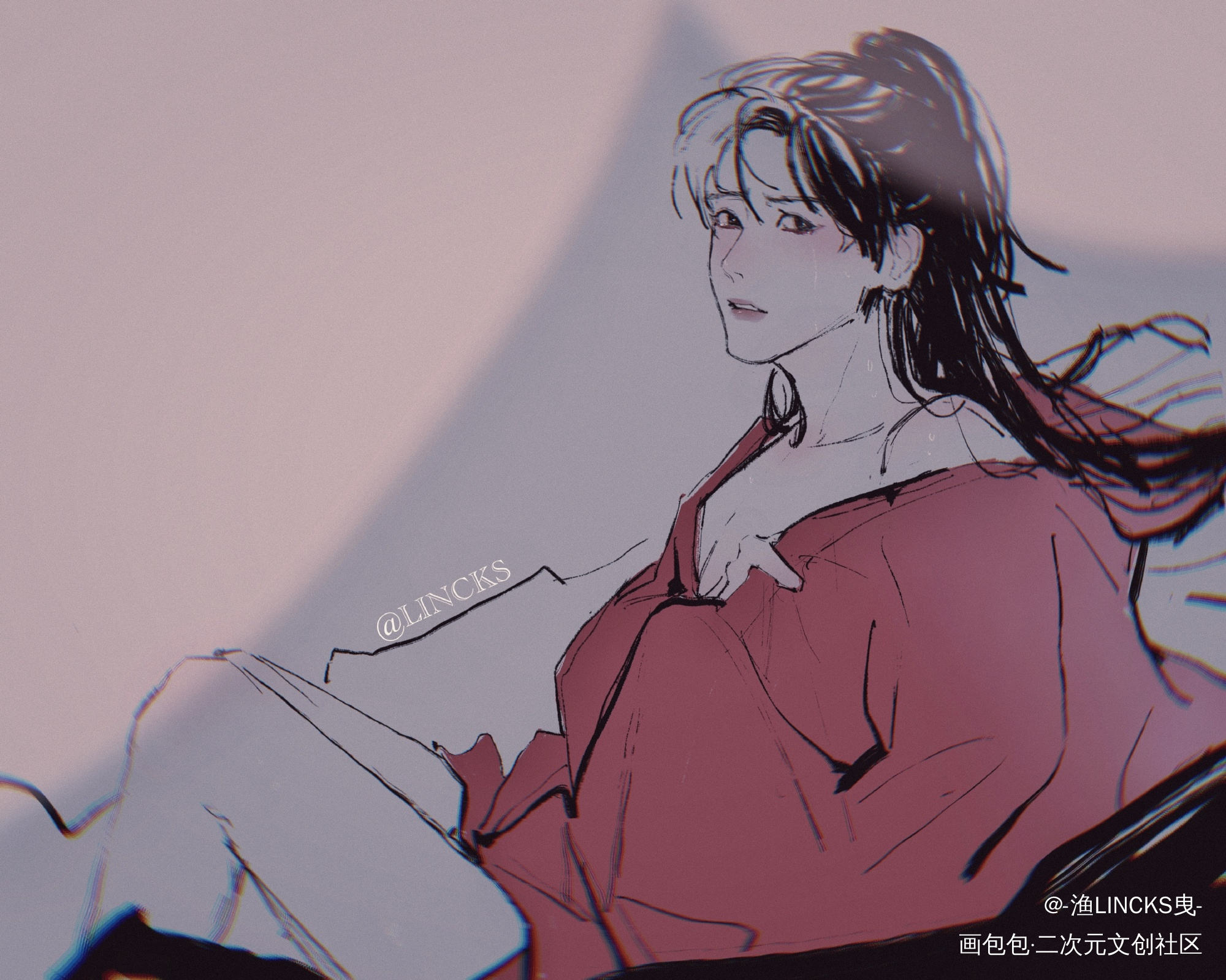 老温～帮帮我～_山河令温周绘画作品