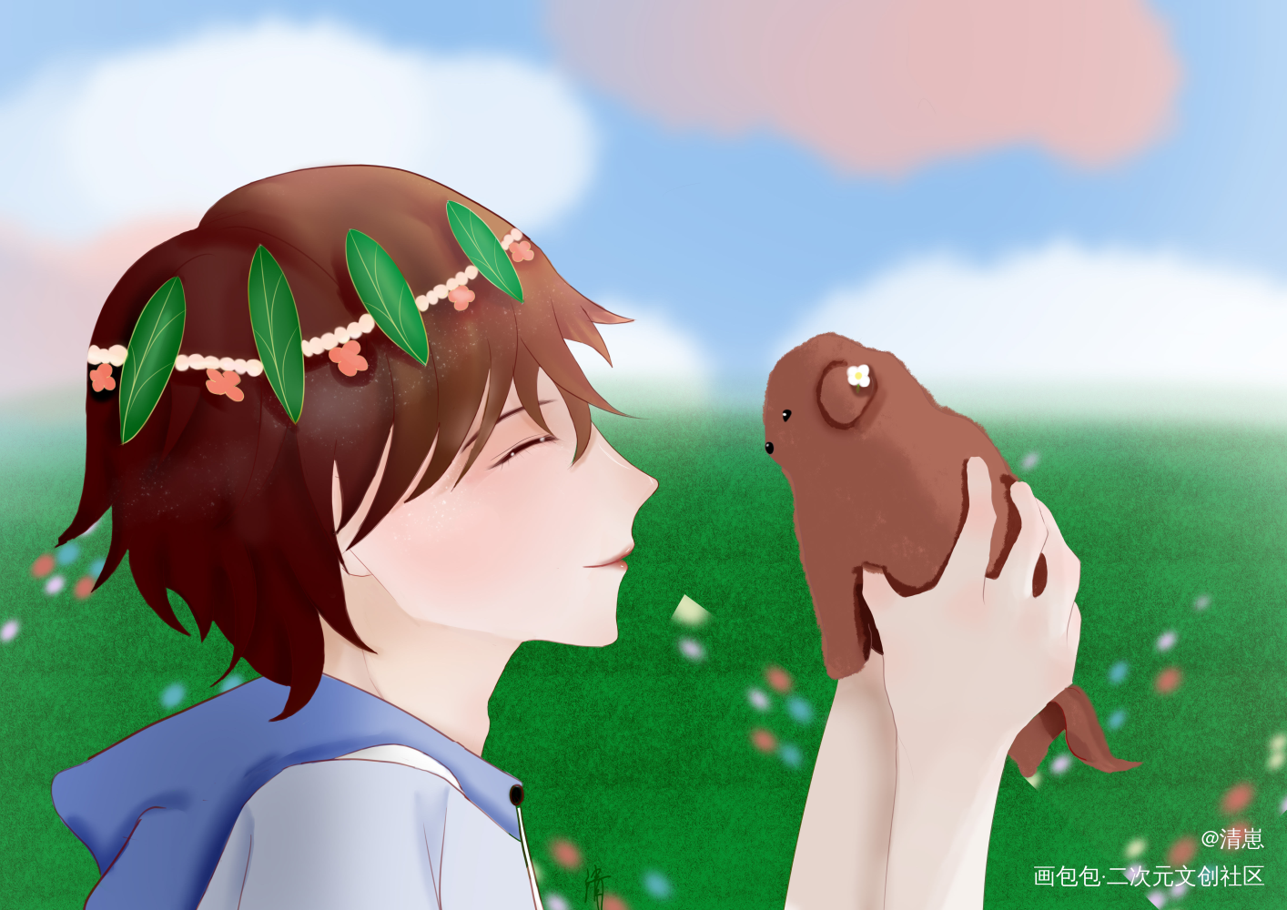 _188男团群秀李程秀绘画作品