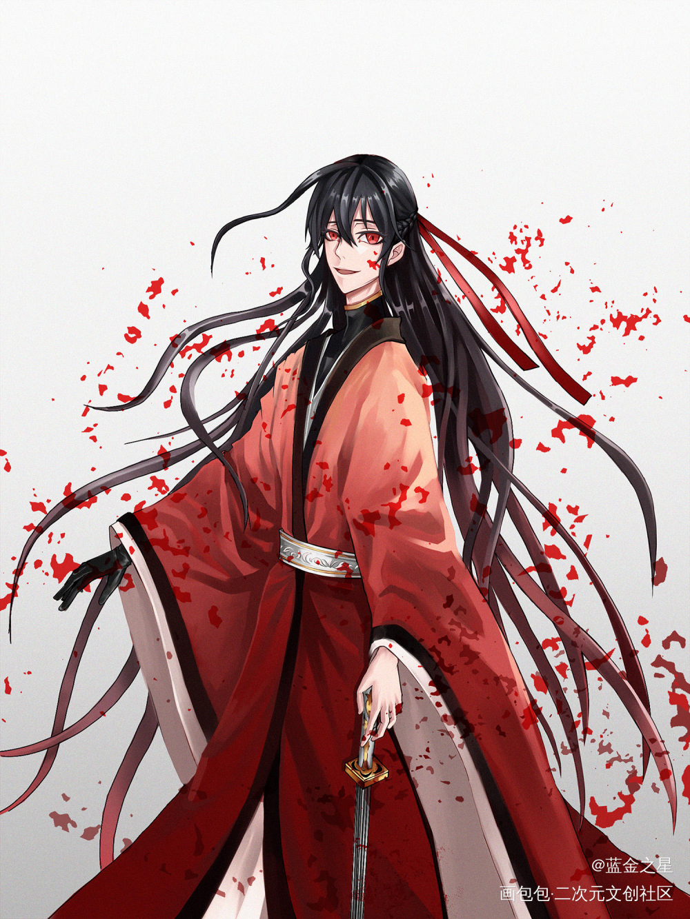 _魔尊也想知道殷寒江绘画作品