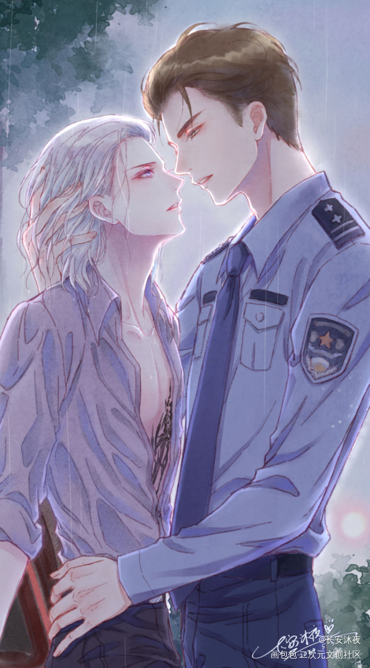 【舟渡】西岭雨中人_默读绘画作品