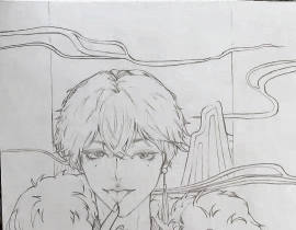 高中的乱画_绘画作品