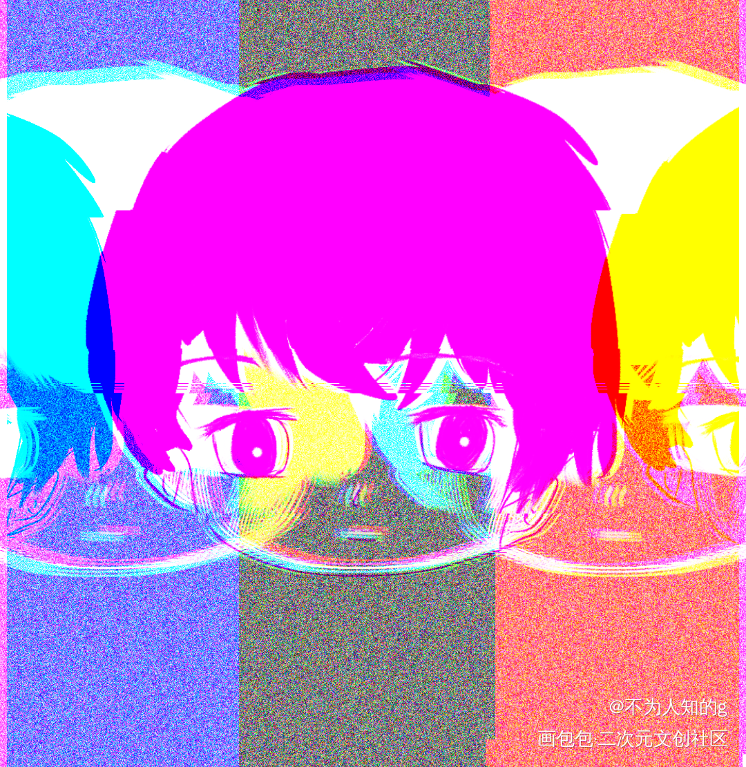 旺仔不高兴(つд⊂)_手绘Q版某某木苏里绘画作品