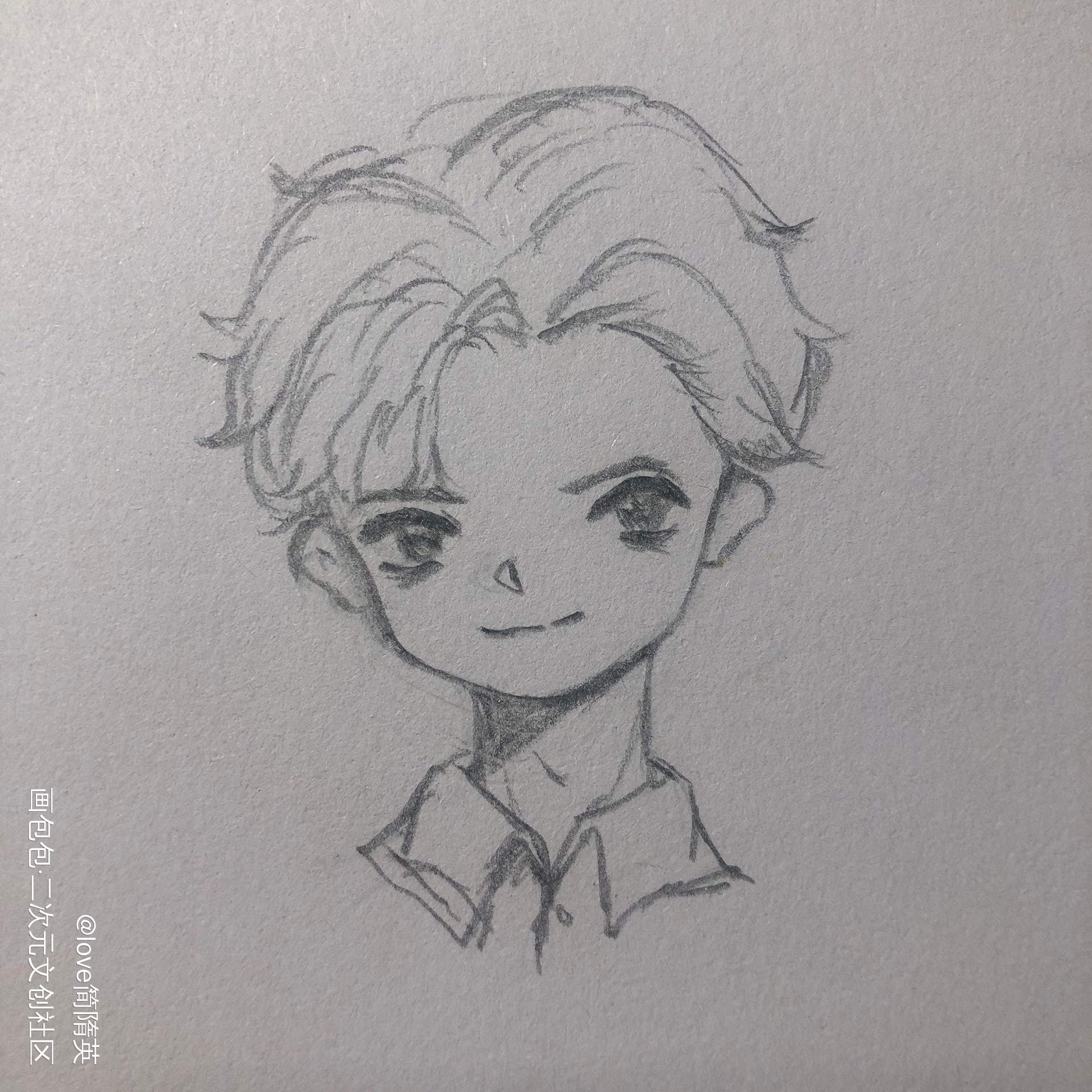 （李简）188_你却爱着一个傻逼李简Q版绘画作品
