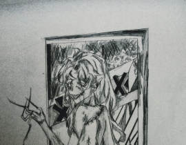 一个堕落的精灵_绘画作品