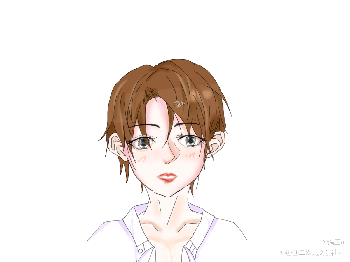红唇洛大佬_附加遗产洛羿绘画作品
