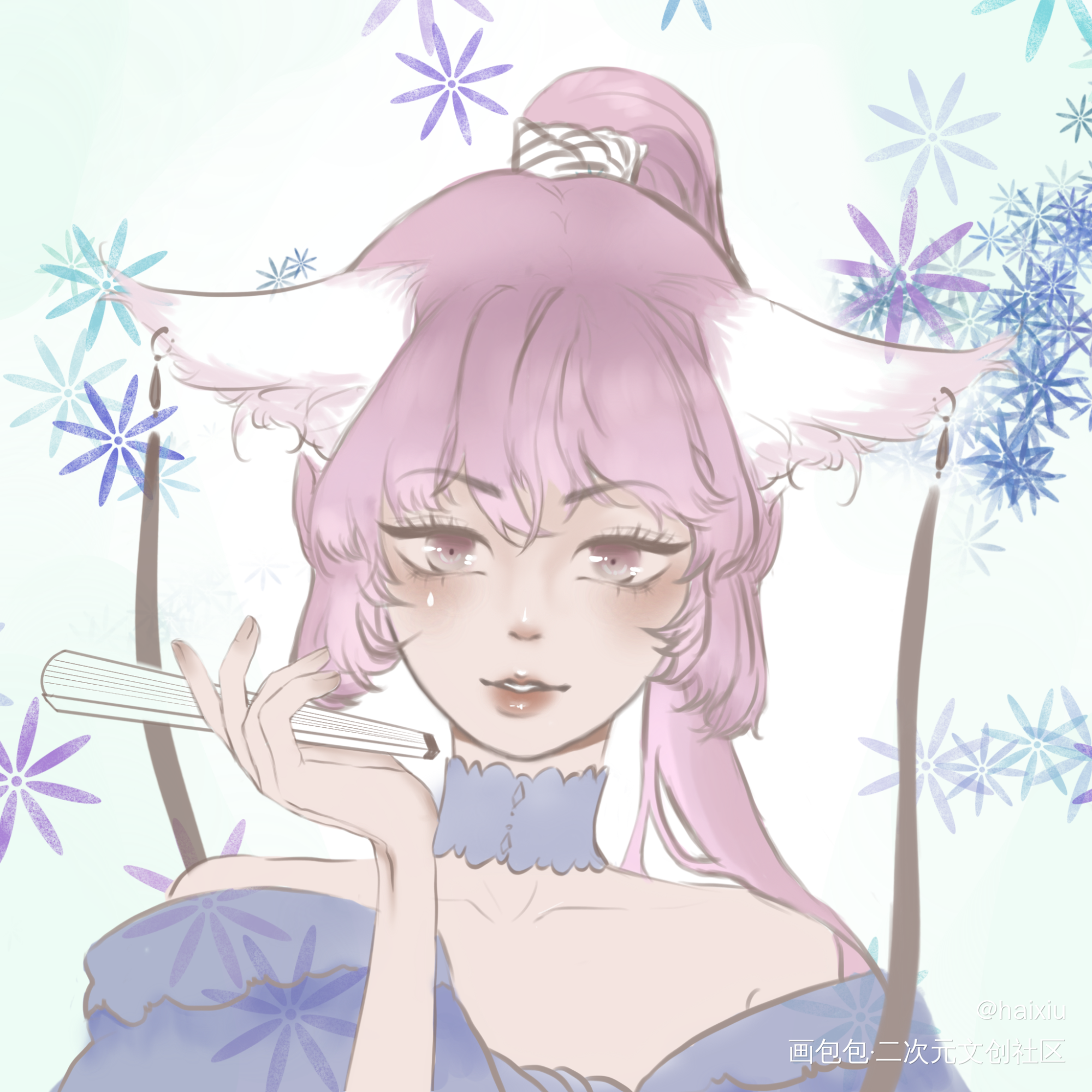 _平涂绘画作品