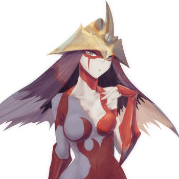 爆炎女郎_游戏王绘画作品