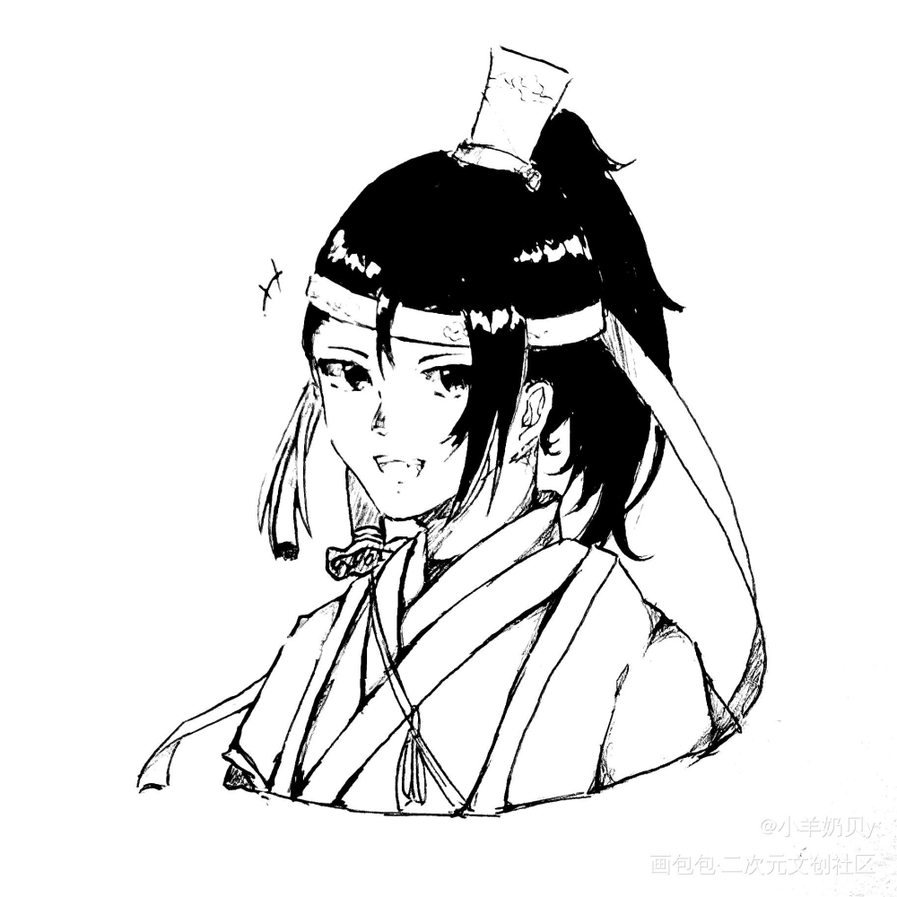 蓝景仪_魔道祖师蓝景仪绘画作品