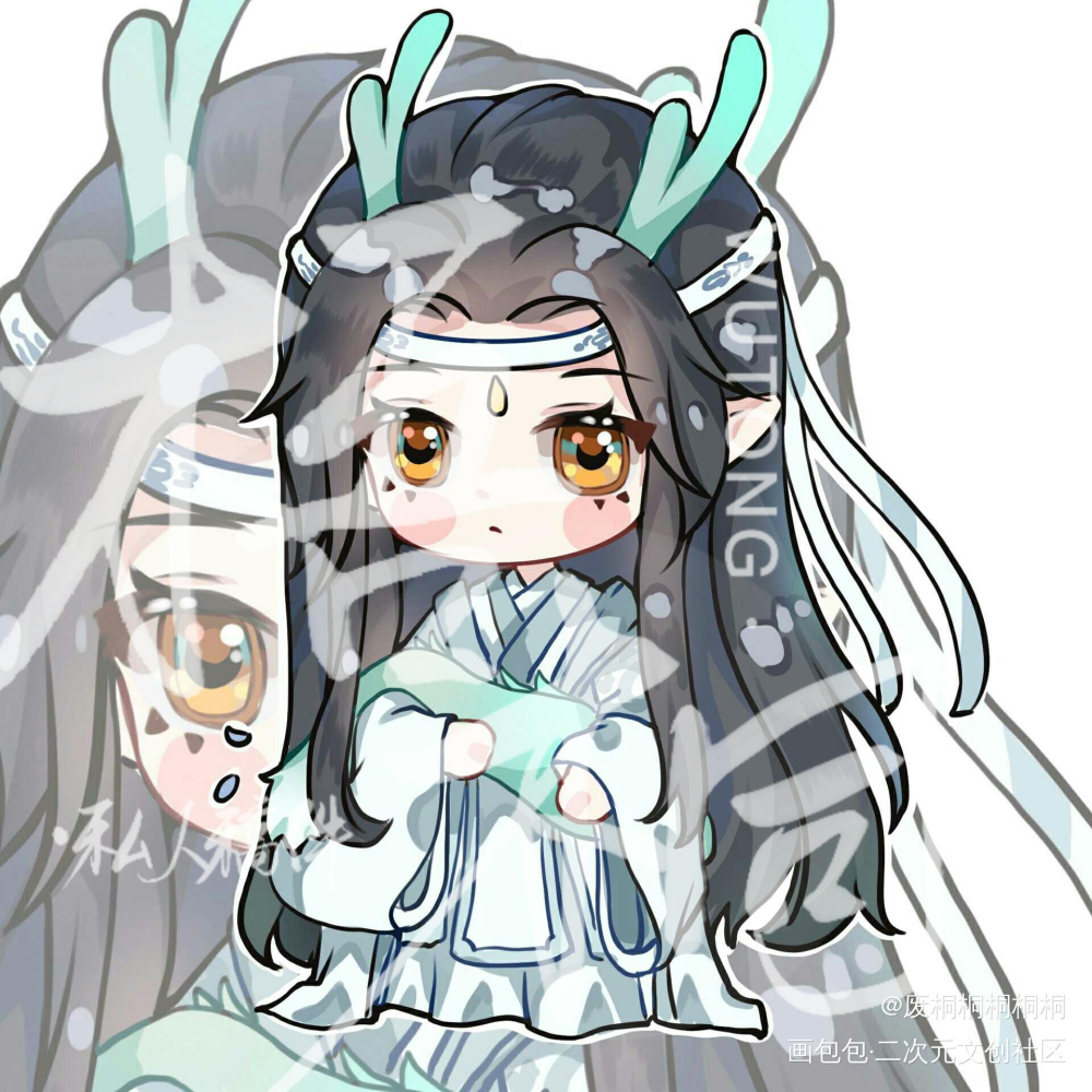 龙叽狐羡_魔道祖师忘羡绘画作品