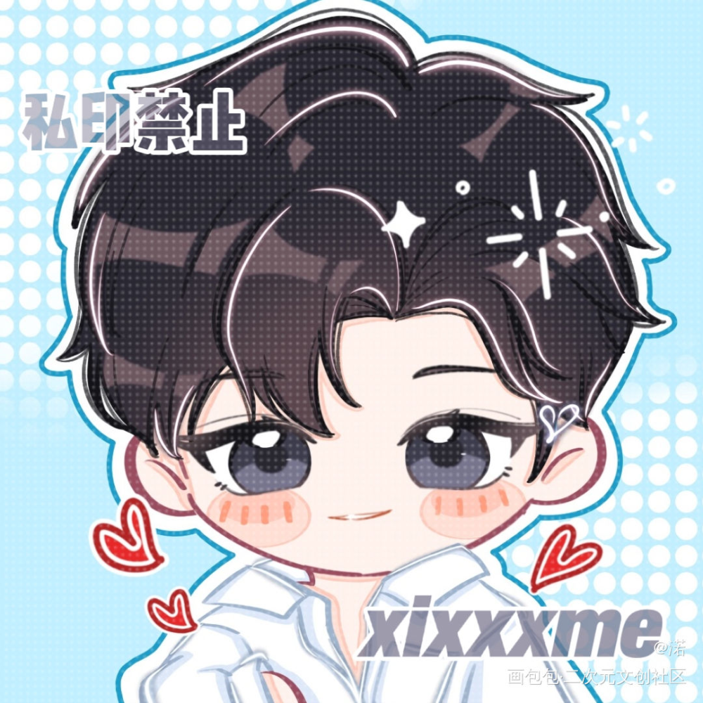 简哥和小李子！_188男团李简李玉简隋英绘画作品