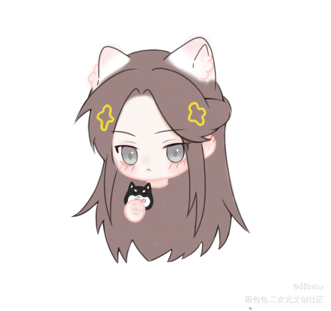 楚晚宁_二哈和他的白猫师尊燃晚手绘绘画作品