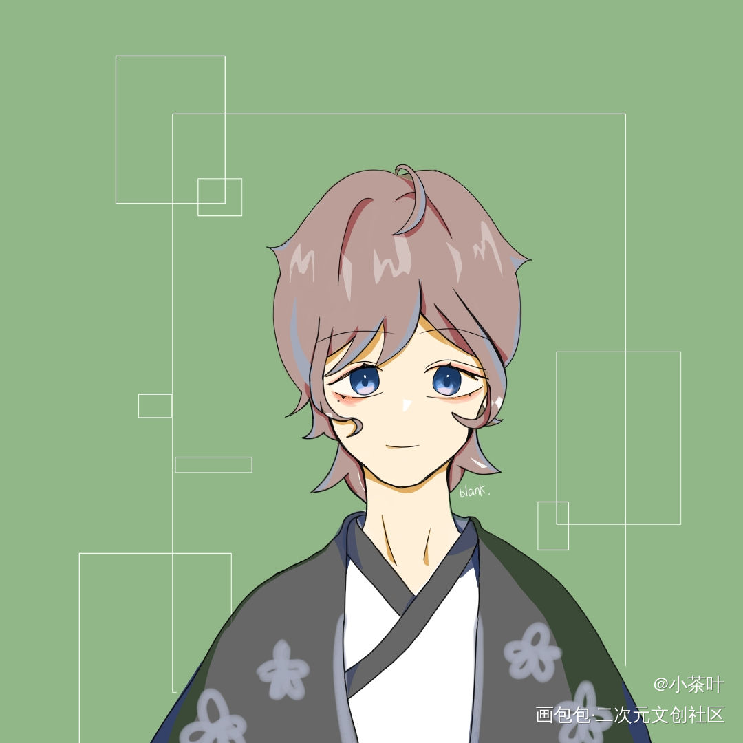 自设_平涂自设绘画作品