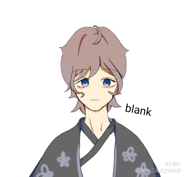 自设_平涂自设绘画作品